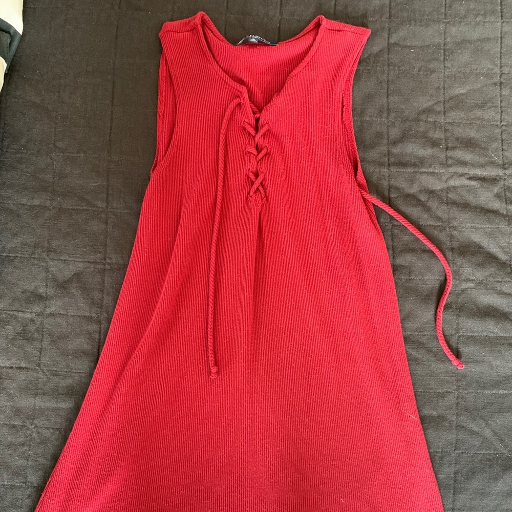 Red dress